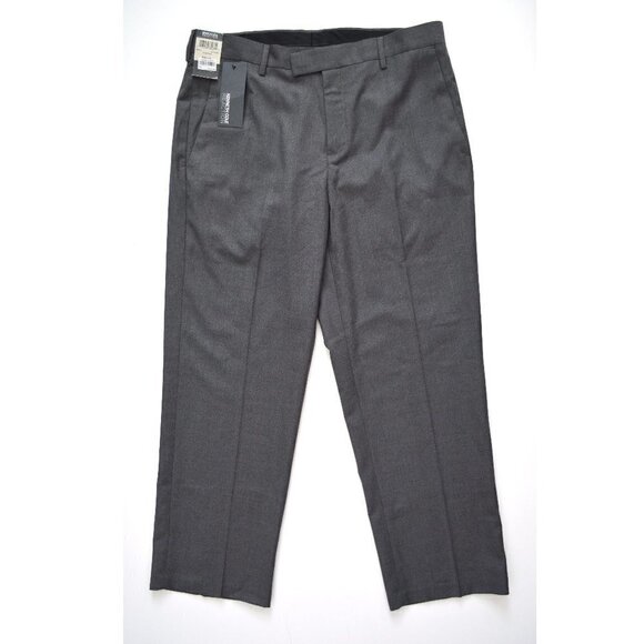 Kenneth Cole Reaction Flat Front Pants 34x29 NEW - Picture 1 of 7